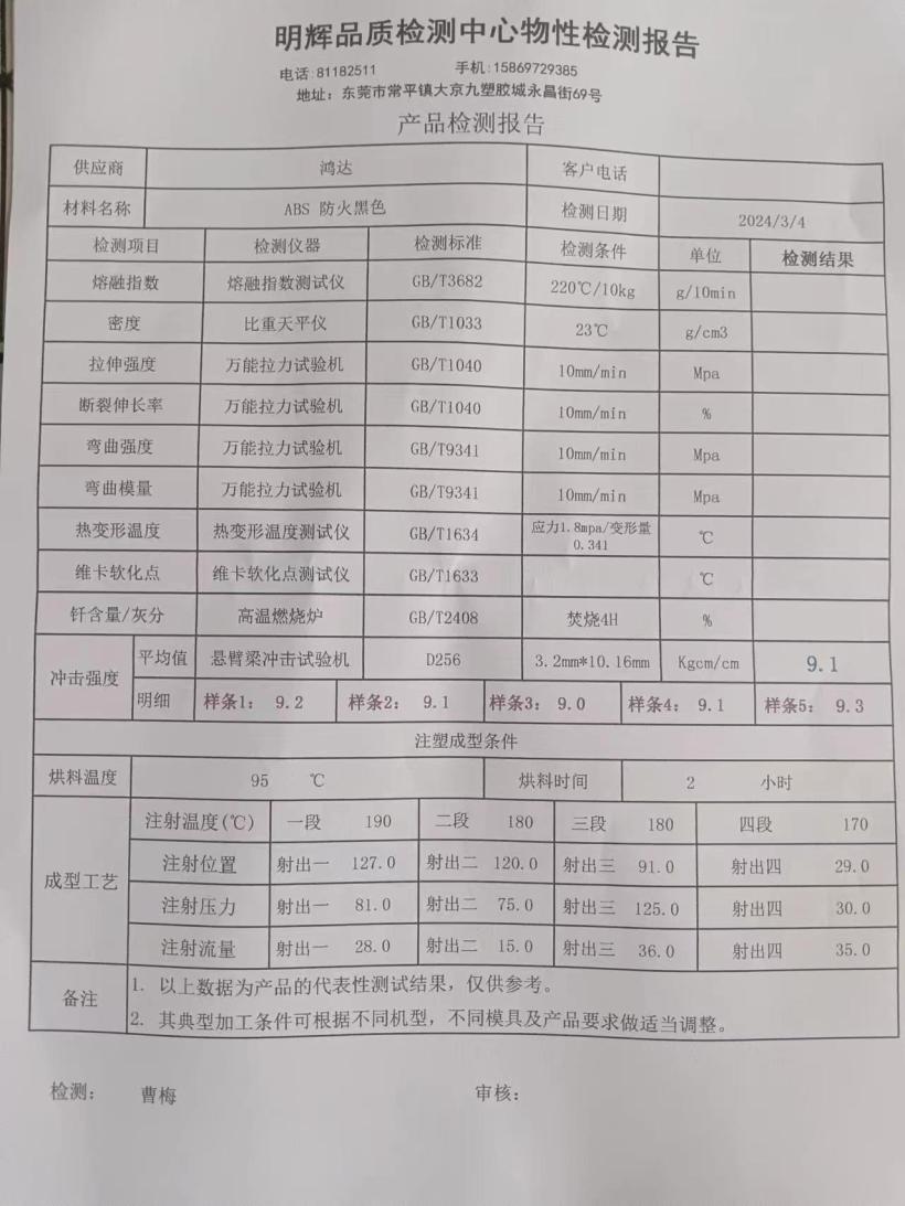 检测报告