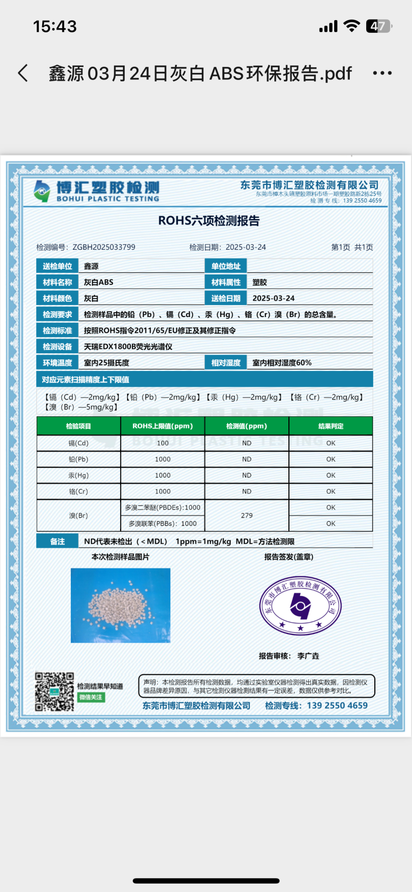 检测报告