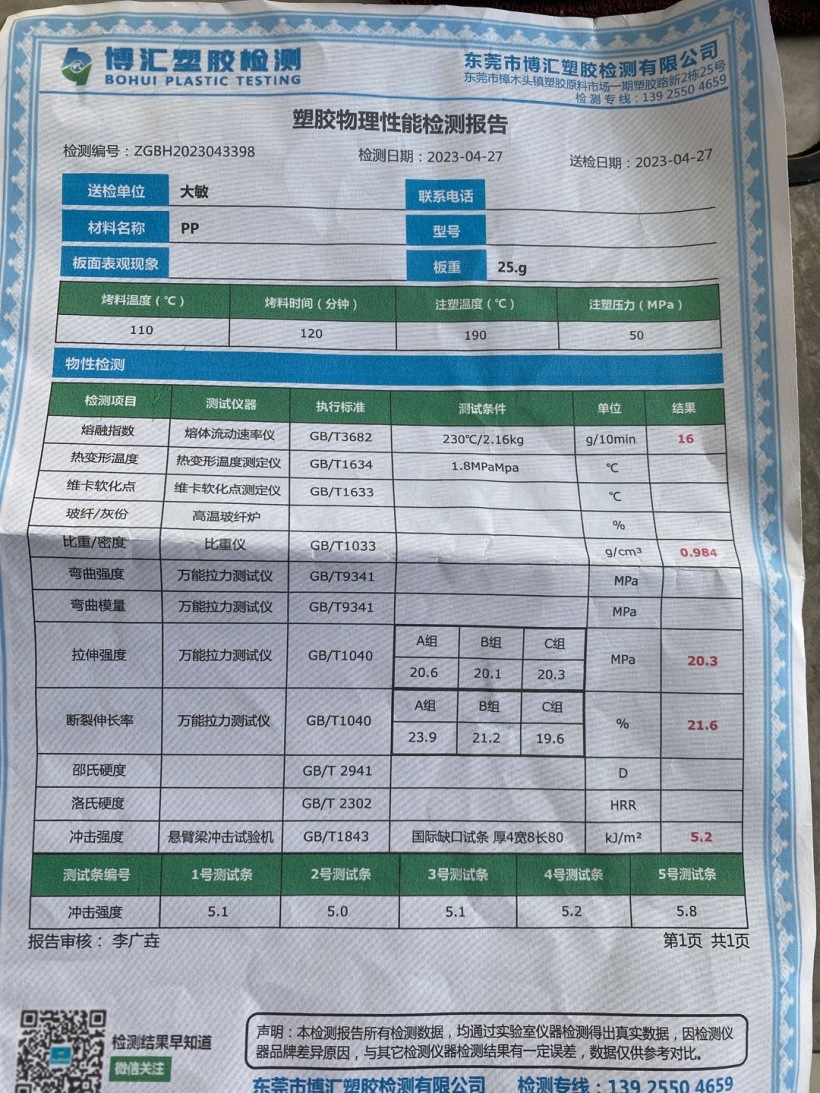 检测报告